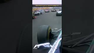 When there is just no room for another car f1 f1onboard formula1 f1shorts formulaone f1crash [upl. by Mcclenaghan987]