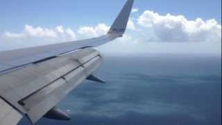 Landing in St Thomas Virgin Islands  AAL 757 [upl. by Herbie261]