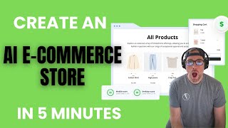 Launch an ECommerce Store with AI in 5 Minutes [upl. by Islek]