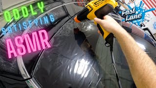 ASMR Heat Shrinking Window Tint Geoshield C2 Carbon [upl. by Ahsemrac]