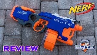 REVIEW Nerf Elite Hyperfire Unboxing Review amp Firing Test [upl. by Nyledam]