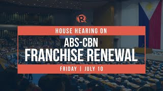 House committee votes on ABSCBN franchise renewal  Friday July 10 [upl. by Ybbor951]