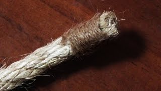 How To Whip The End Of A Rope  Common Whipping Knot [upl. by Fretwell792]