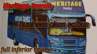 Heritage travels business class হেরিটেজ ট্রাভেলস বিজনেস ক্লাস।pbnissan pbdeskreport [upl. by Arther]