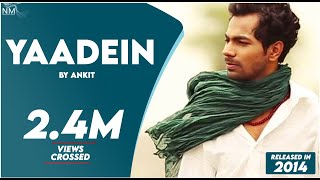 YAADEIN Feat Ankit  Namyoho Studios  Official Video [upl. by Ardnahsal]