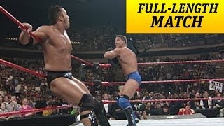 FULLLENGTH MATCH  Raw  Ken Shamrock vs The Rock  Intercontinental Title Match [upl. by Barncard]