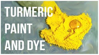 Making Paint and Dye out of Turmeric [upl. by Schuster494]