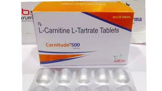 Carnitude 500 Tablets LCarnitine LTartrate Tablets [upl. by Remoh]