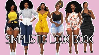 SIMS 4 SIMPLISTIC LOOK BOOK USING ALL ELLIESIMPLE [upl. by Fortunna]