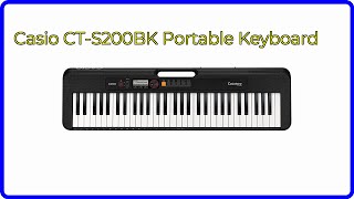 REVIEW 2024 Casio CTS200BK Portable Keyboard ESSENTIAL details [upl. by Ahsyen]