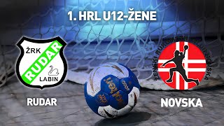 ŽRK Rudar Labin vs ŽRK Novska  1 HRL U12žene Za plasman [upl. by Ayotl]