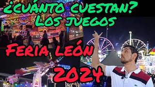 feria león 2024 cuanto cuestan juegos mas divertidos tour juegos mas divertidos feria de león 2024 [upl. by Refinne]