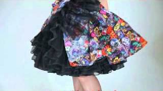 Tellerrock mit Petticoat von wwwpetticoatshopde [upl. by Charline]