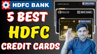 5 Best HDFC Credit Cards In 2024  Features Benefits and Eligibility [upl. by Matilde]