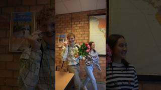 Valentijn klassenrozen 🌹🥀 Heb jij een Valentijn 🤔🥰 AardrijkskundeKennisclips JadeKonal [upl. by Adnale362]