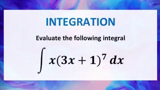 How to integrate by usubstitution Problem and solution usubstitution alevelmaths [upl. by Eelnyl]