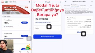 Cara menabung menghasilkan uang tanpa bekerja di p2p lending easycash dengan modal 4 juta [upl. by Yragerg803]