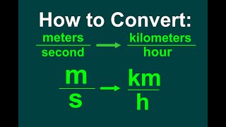 Converting ms to kmh EASY [upl. by Savihc]