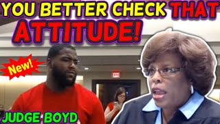 You NEED to Check that ATTITUDE Judge Boyd courtroomdrama [upl. by Karoly555]