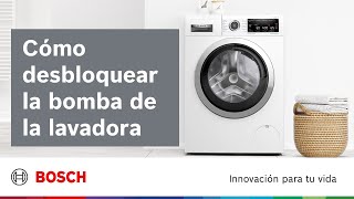 💧 ¿Tu Lavadora Bosch no Desagua Así puedes Desbloquear la Bomba [upl. by Nileuqay]