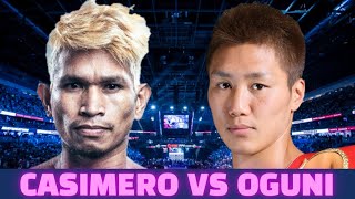 JOHN RIEL CASIMERO VS YUKINORI OGUNI FIGHT [upl. by Daniels]