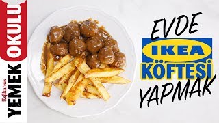 İkea Köftesi Challenge Meydan Okuması  İsveç Köfte ve Gravy Sos Tarifi [upl. by Akinehc242]