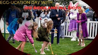 Eggciting Easter Event White House Welcomes 40000 Guests for Educational Egg Roll [upl. by Euqinomod]