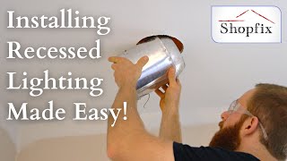 How to Install and Wire Recessed Lights [upl. by Petey]