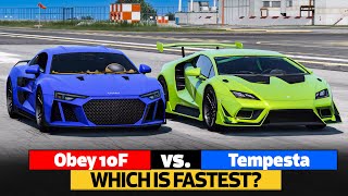 GTA 5 Online 10F VS TEMPESTA WHICH IS FASTEST [upl. by Bascio]