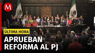 Senadores aprueban en lo general y particular la reforma al Poder Judicial [upl. by Idden]