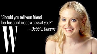 Dakota Fanning Gives Life Advice  Ask W  W Magazine [upl. by Charita782]