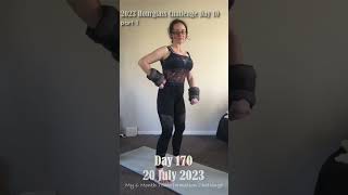 Day 170 Chloe Ting Transformation amp Weight Loss Challenge 2023 Motivation 💚 part 1 [upl. by Notgnirrac849]