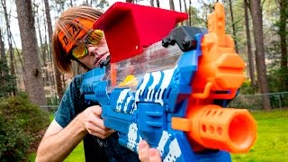 NERF WAR THE STOLEN NERF GUN Aaron Vs Drac [upl. by Dryden557]