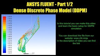 ✅ ANSYS FLUENT  Tutorial Dense Discrete Phase Model DDPM  Part 12 [upl. by Chen]