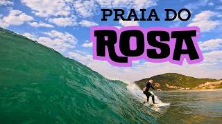 SURF NA PRAIA DO ROSA  DIA PERFEITO [upl. by Merridie]