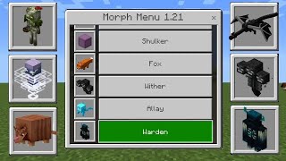 SAIU MELHOR ADDONMOD DE MORPH PARA MINECRAFT PE 121 [upl. by Gibbeon]