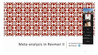 Meta analysis of continuous outcomes in Revman  Live [upl. by Merell628]