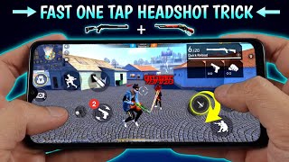 New One Tap Headshot Trick Handcam 😈  M1887  M1014  New Headshot Setting Free Fire quot Marios78 [upl. by Ayanad367]