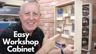 How to Build an Easy Workshop Cabinet [upl. by Aissak]