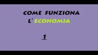 quot Come funziona leconomiaquot 1 Le basi per imparare [upl. by Elamaj136]