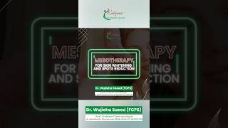 Mesotherapy for Skin Whitening amp Spot Reduction enhancebydrwajieha enhanceskin [upl. by Suiramed684]