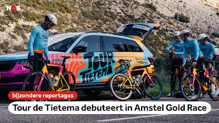 TRANEN bij Tour de TIETEMA na debuut in AMSTEL GOLD RACE  NOS Sport [upl. by Landau]