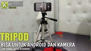 Tripod Keren Harga 50 Ribuan Bisa Untuk Hp Android  Weifeng WT 3110A [upl. by Johannah]