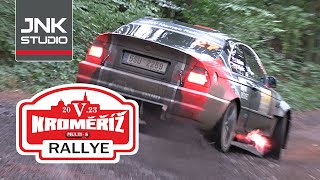 Best of 5 Rallye Kroměříž 2023  2 etapa action amp mistakes [upl. by Ylen]