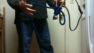 How to connect or tie Mecate Reins to Bosal  Adjusting Tying Bosal Reins  Rick Gore Horsemanship [upl. by Ymeon]