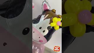 Arranjo temático de vaquinha para alegrar sua festa 🎈🐮 BalõesSãoRoque FestaVaquinha baloes [upl. by Delora]