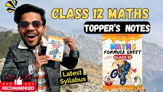 NCERT Kaksha Class 12 Maths Formula sheet unboxing in Mcleodganj  One of the best Printed Book [upl. by Ellingston]