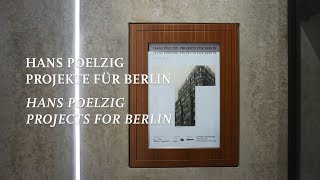 Film HANS POELZIG PROJECTS FOR BERLIN [upl. by Dagley]