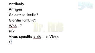 Parasitic infections  Serological tests [upl. by Senga623]