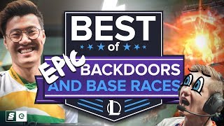 Most EPIC Backdoors and Base Races in League of Legends History [upl. by Lucita]